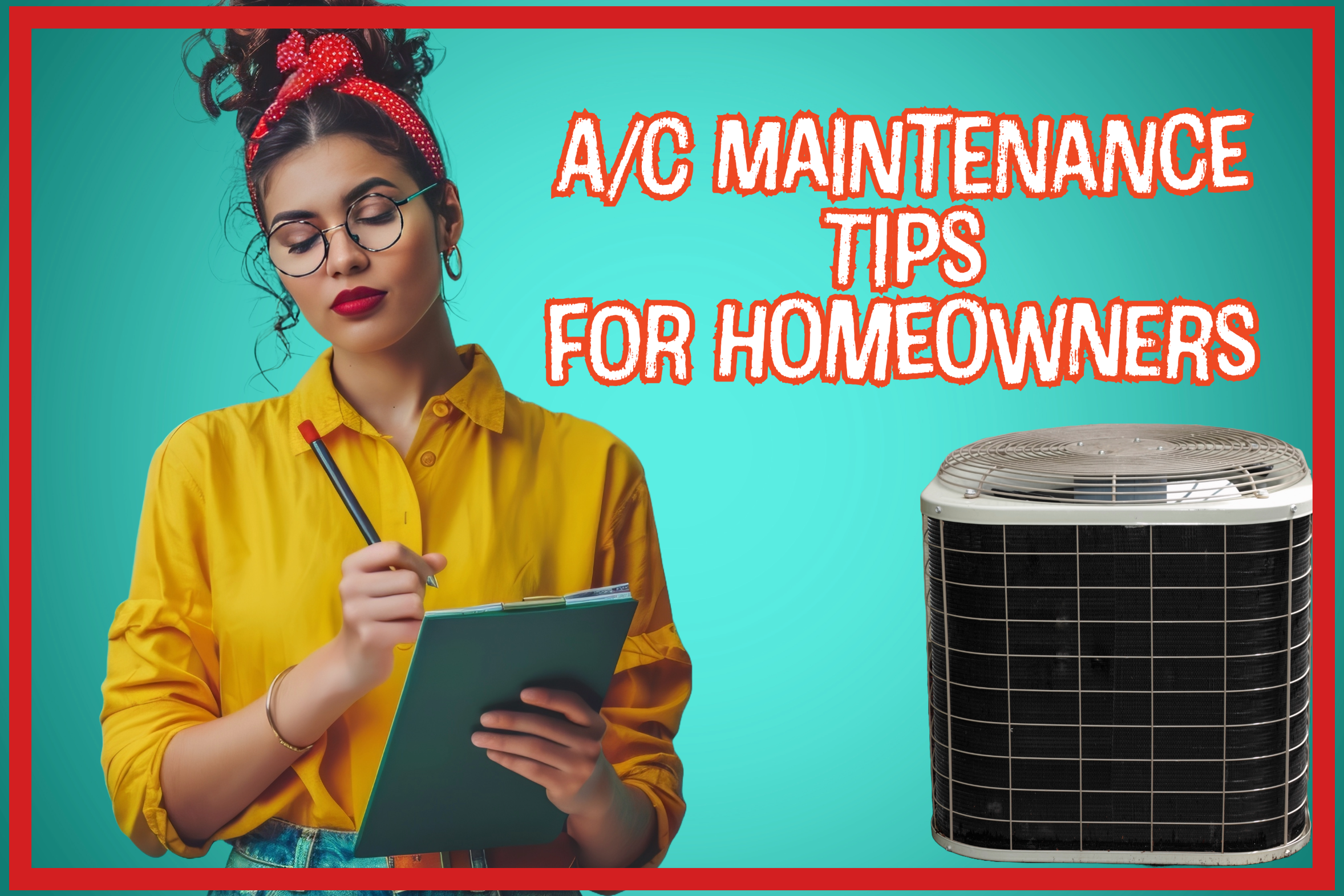 HVAC blog on A/C maintenance tips for homeowners.